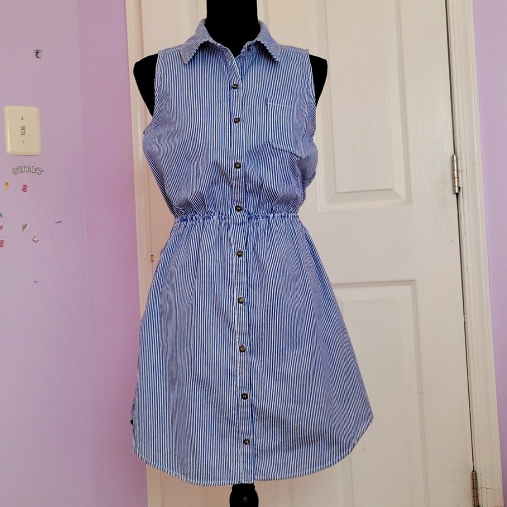 Belle du jour button up dress